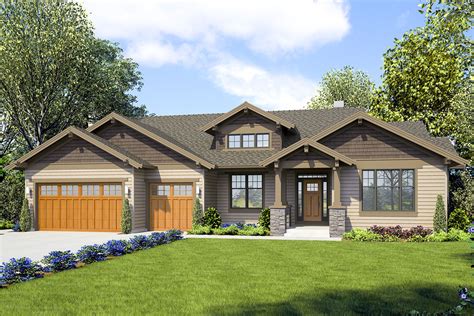 craftsman style ranch home designs